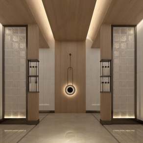 现代淋浴间3D模型下载